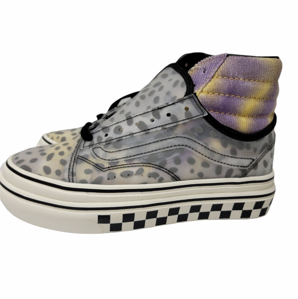 Vans Super Comfycush Blotched Multi Marshmallow Hi Top Sneaker Size 7.5